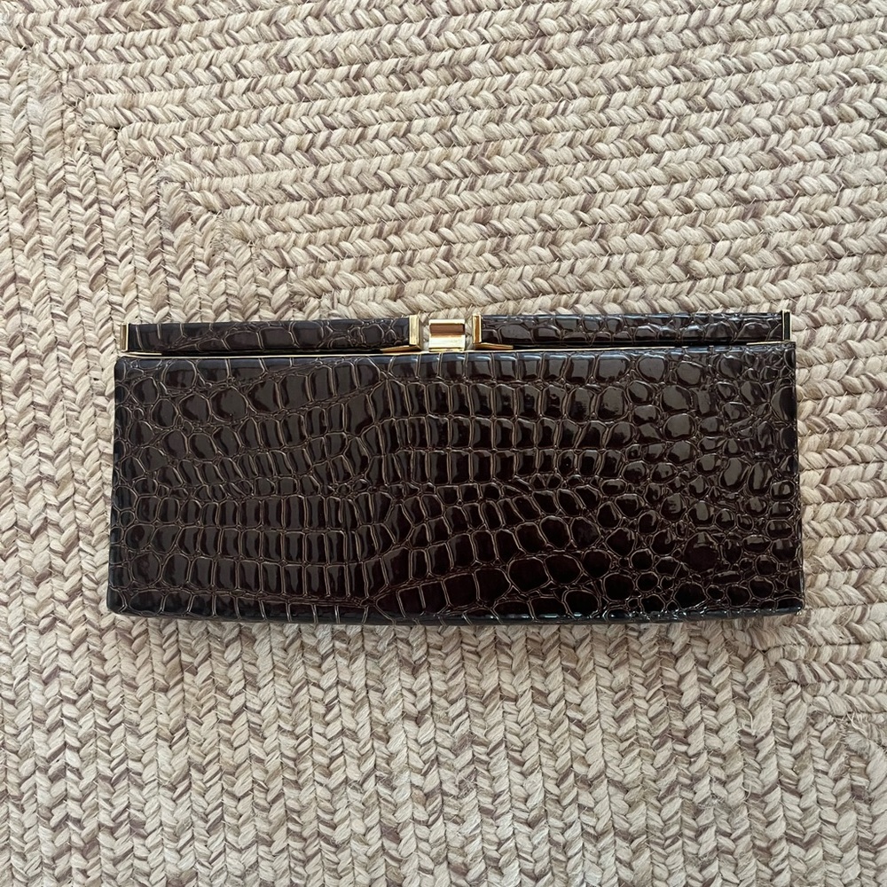 Leather clutch